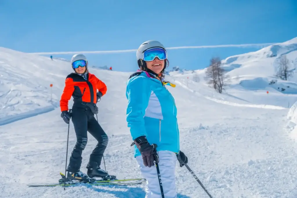 best learn2ski best agers on skis