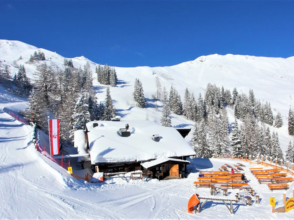 grossarl harbachhuette winter