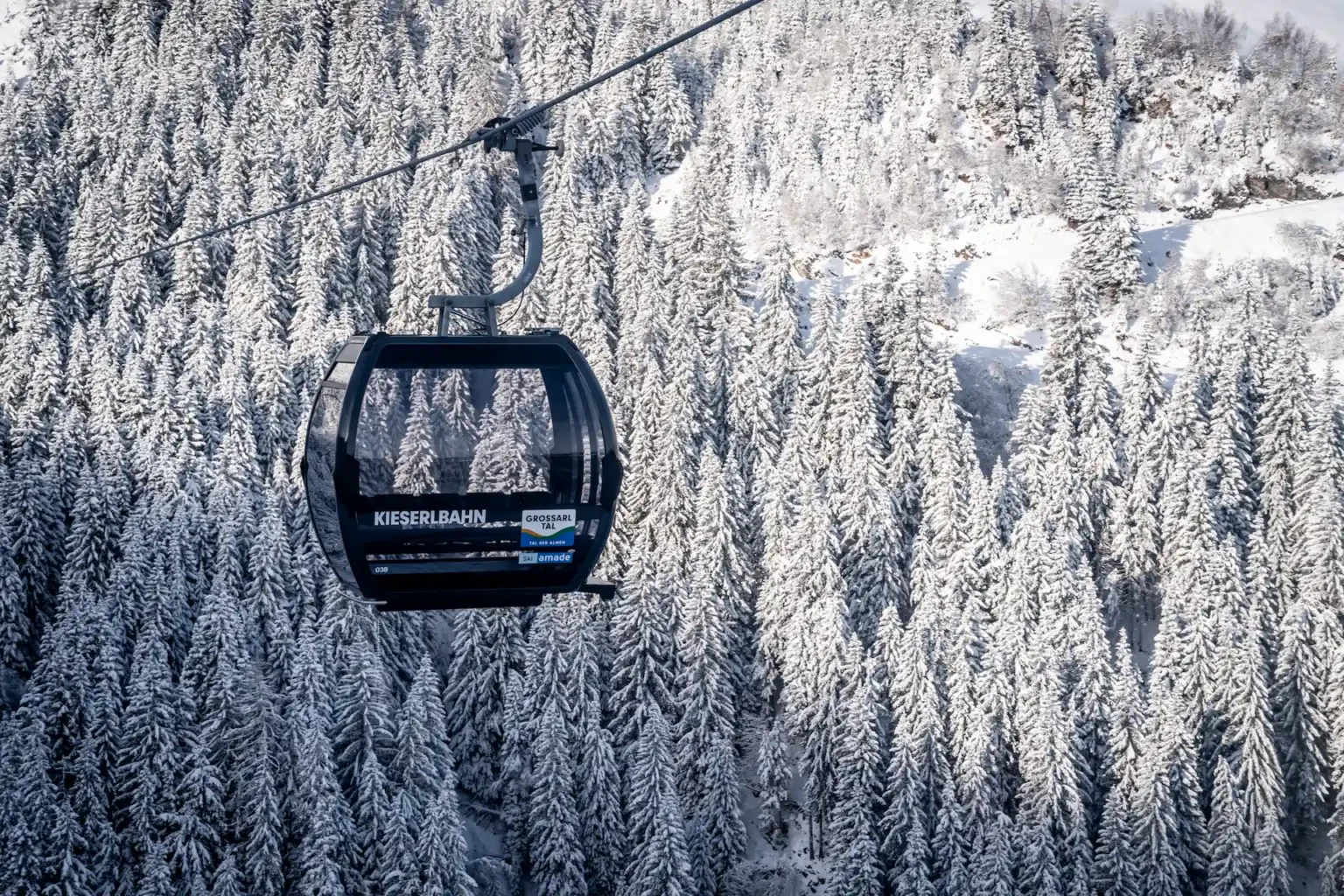 grossarltal gondel winter
