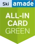 ski amade all in card green
