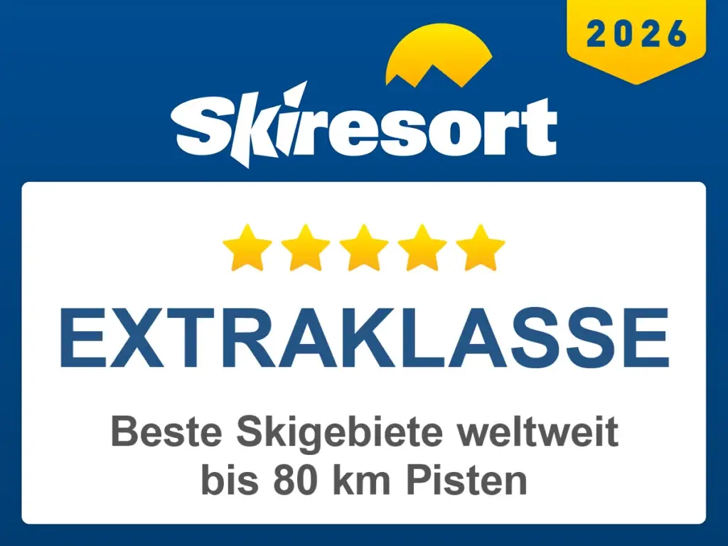 Auszeichnung 2026 für das Skigebiet der Bergbahnen Grossarl